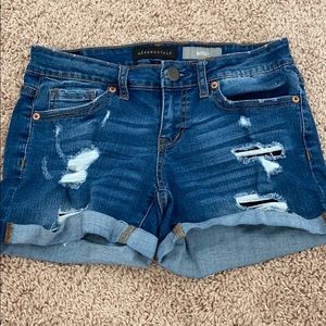 Dark Wash Junior’s Jean Shorts